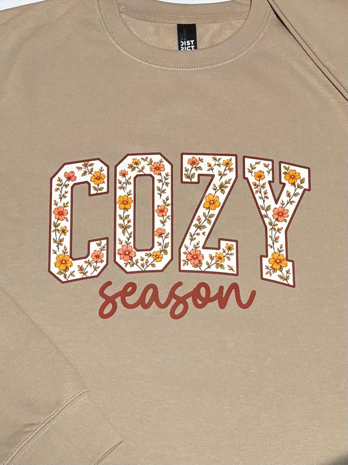 Cozy Season Printed Crewneck Sweatshirt