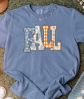 Fall Patchwork Graphic Tee